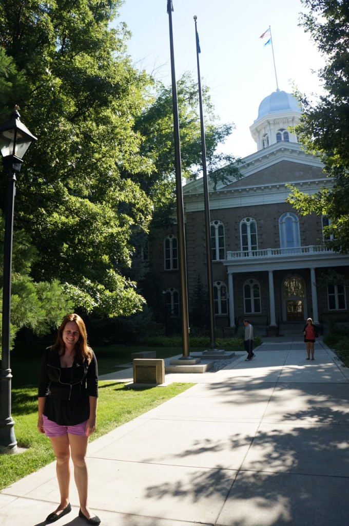 carson city is a stop on a road trip from Lake Tahoe to Los Angeles. 