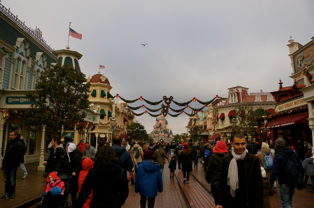 Christmas at Disneyland Paris is festive and full of celebration.