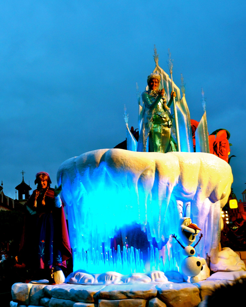 Christmas at Disneyland Paris is festive and full of celebration.