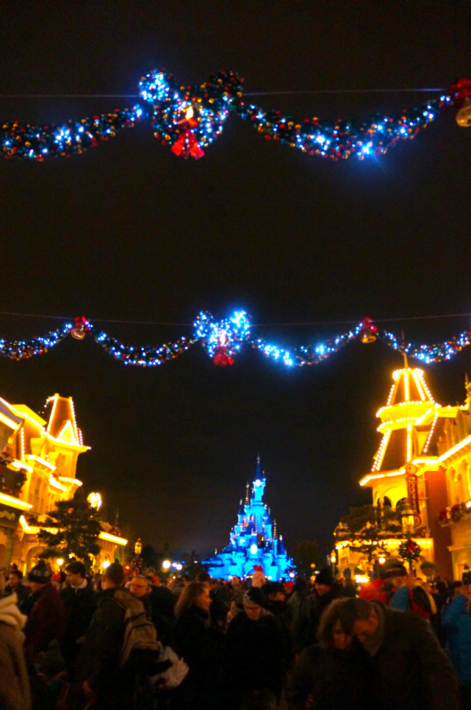 Christmas at Disneyland Paris is festive and full of celebration.