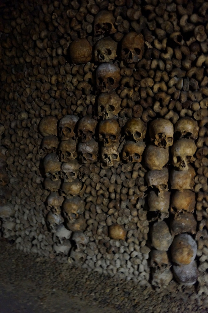 Bones! Spooky surprises in the Catacombs of Paris.