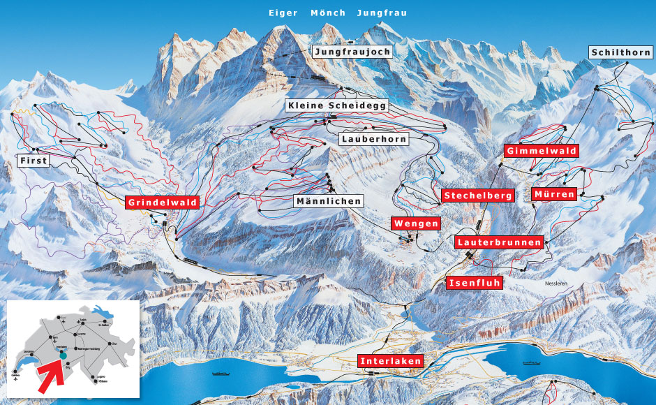 How to Ski the Swiss Alps: tips from a beginning skier
