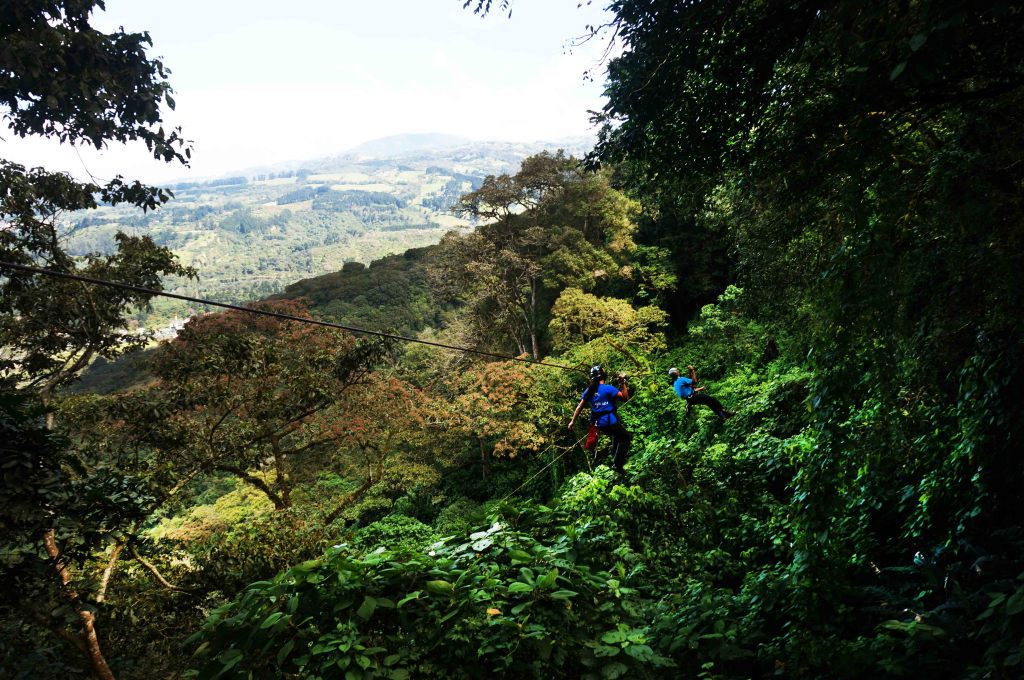 Ziplining in Costa Rica