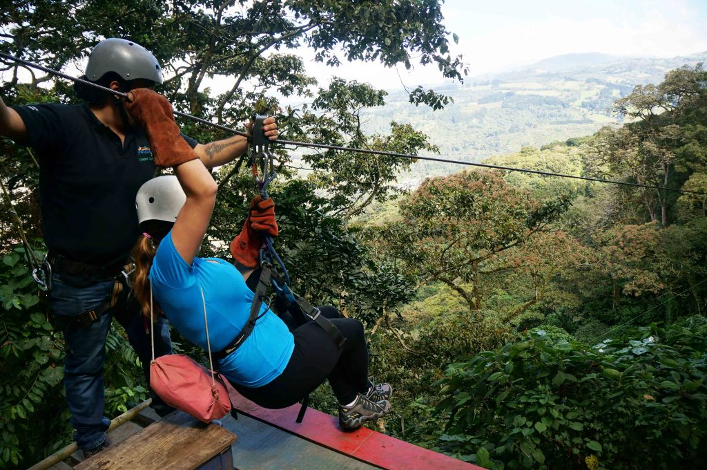 Ziplining in Costa Rica