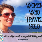 Women who travel solo, Mandy France