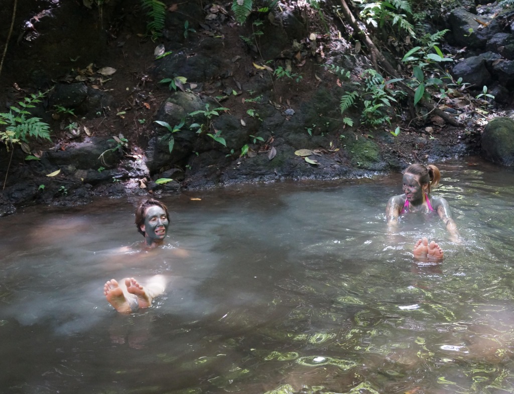 Discovery Horseback Tours Lauren and Andrea mud bath