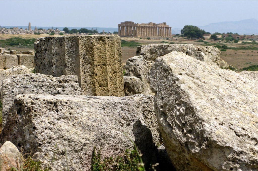 Selinunte ruins on a solo trip to sicily