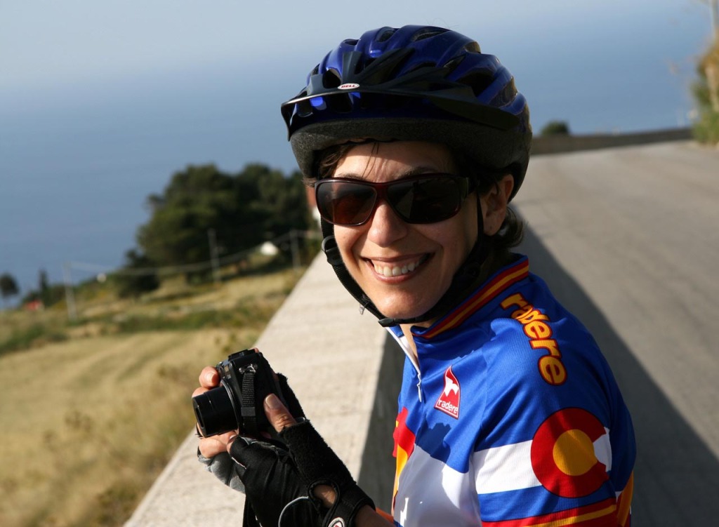 karen la rosa smiles on a solo trip to sicily