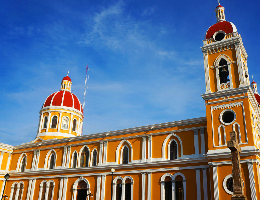 Granada Nicaragua in photos cathedral side shot