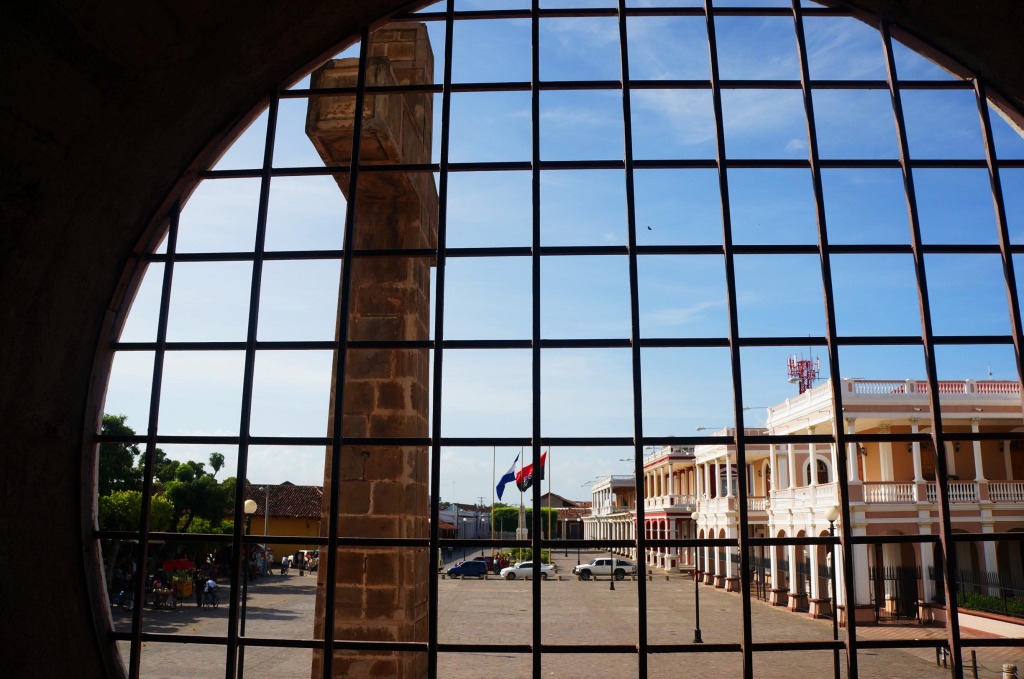 Granada Nicaragua in photos street view from cathedral