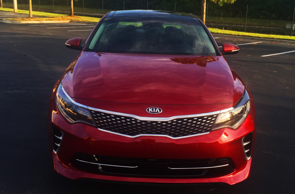 kia optima front shot