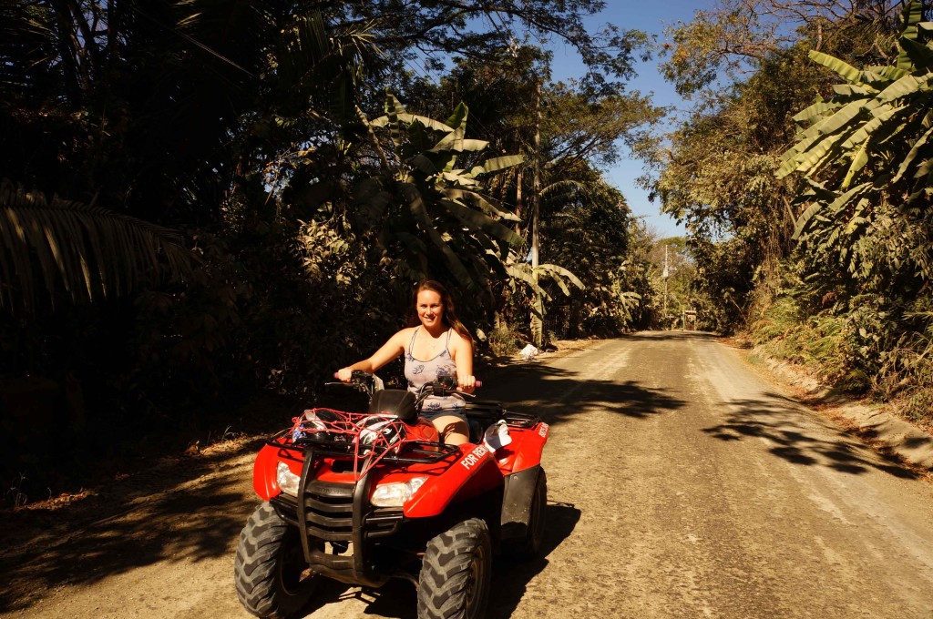 driving north on an atv rental in santa teresa