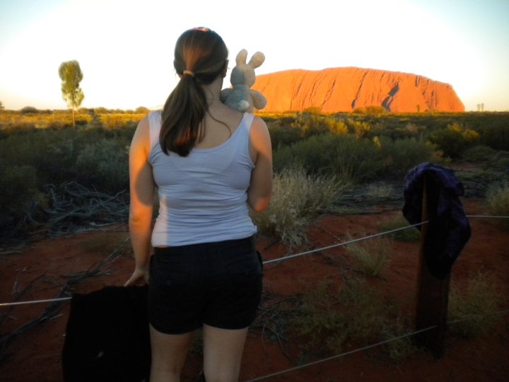 me and bun bun uluru