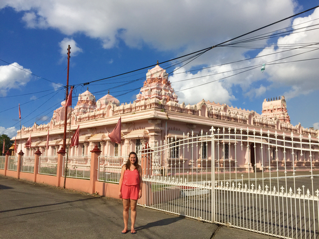 Indian Influences in the Caribbean pink temple trinidad