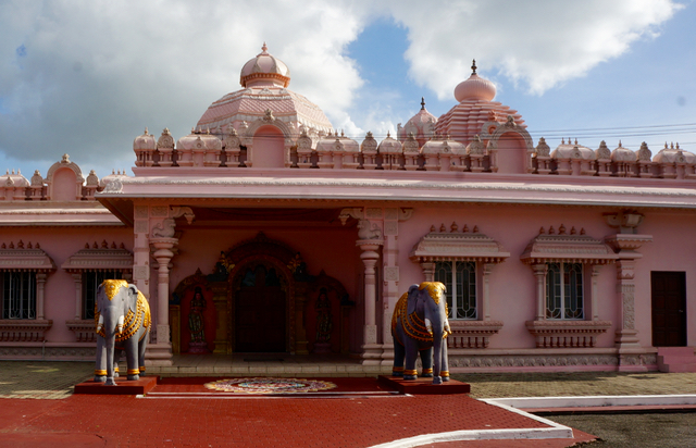 pink temple trinidad Indian Influences in the Caribbean