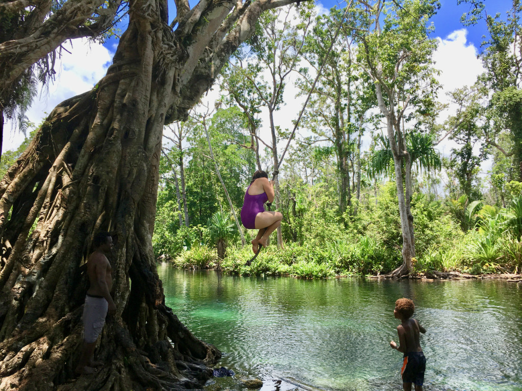 water hole in oaoua new guinea